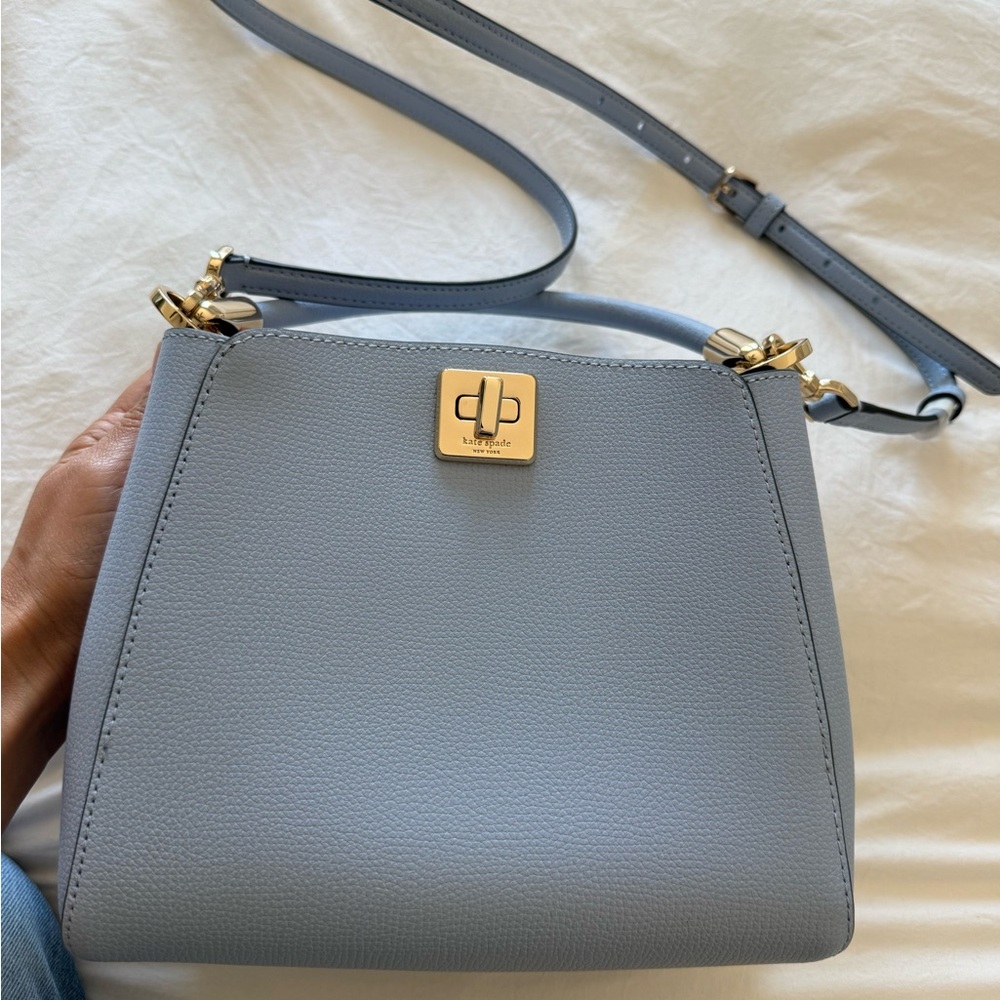 Kate Spade Pale Blue Crossbody and Top Handle Bag